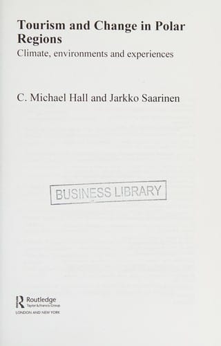 Tourism and change in polar regions