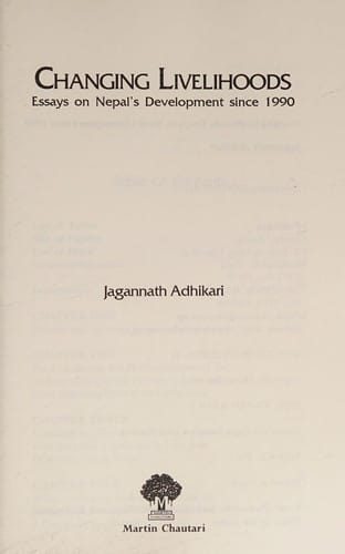 Changing livelihoods