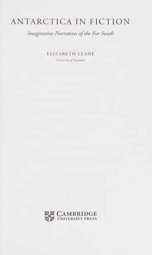Antarctica in fiction