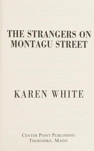The strangers on Montagu Street