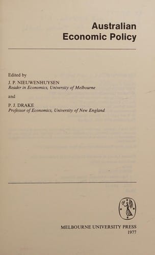 Australian economic policy