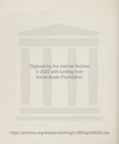 Working in the 1990s