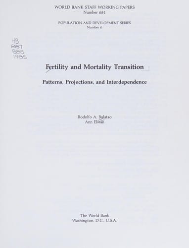 Fertility and mortality transition