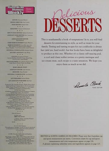 Delicious desserts
