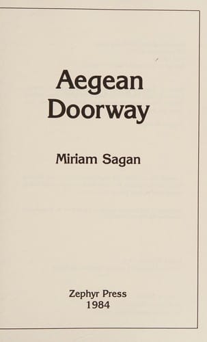 Aegean doorway