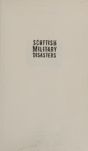 Scottish military diasters