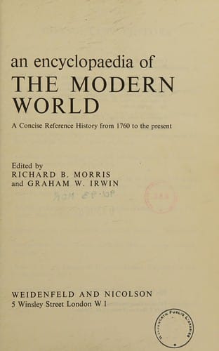 An encyclopaedia of the modern world