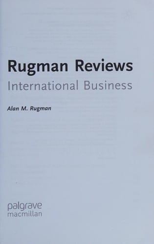 Rugman reviews international business
