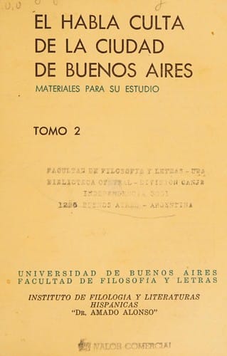El Habla culta de la ciudad de Buenos Aires
