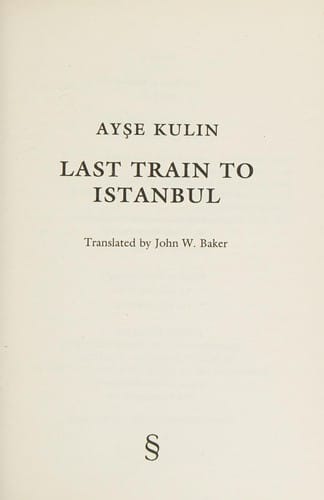 Last train to Istanbul