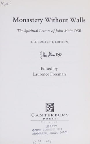 Monastery without walls