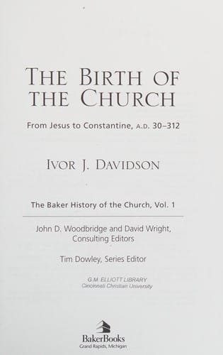 The Baker history of the church