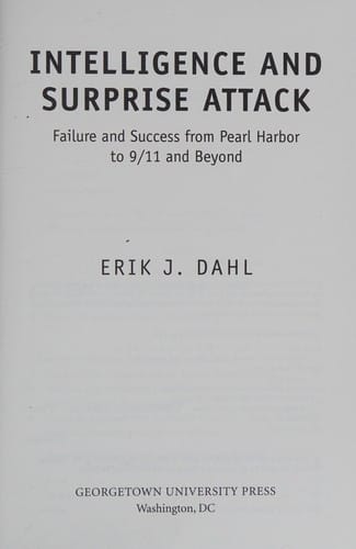 Intelligence and surprise attack