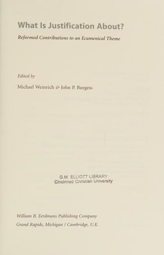 What is justification about?