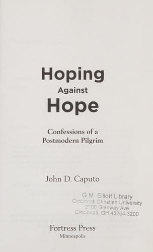 Hoping against hope