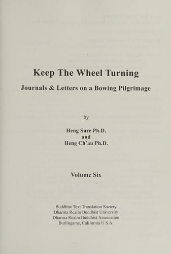Keep the wheel turning