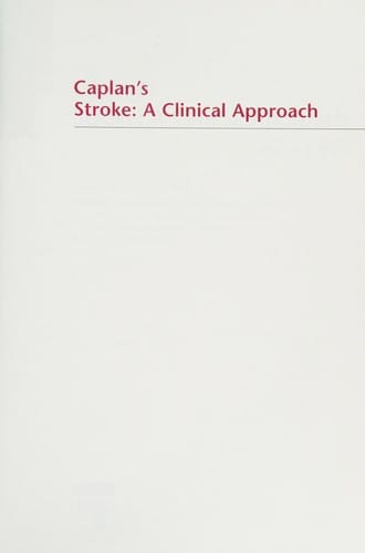 Caplan's stroke
