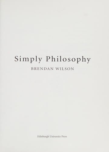 SIMPLY PHILOSOPHY