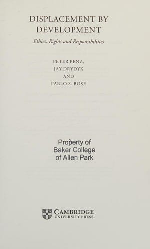 Displacement by development