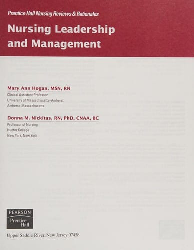 Nursing leadership and management