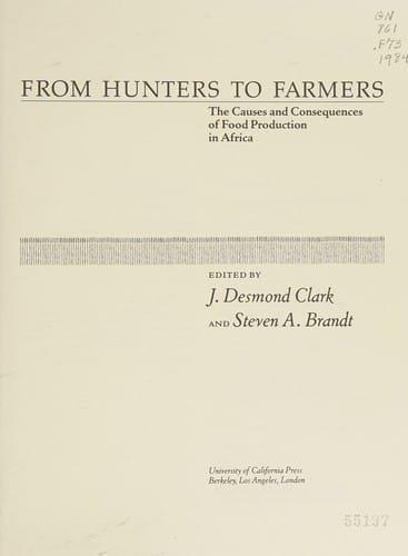 From hunters to farmers