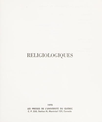 Religiologiques