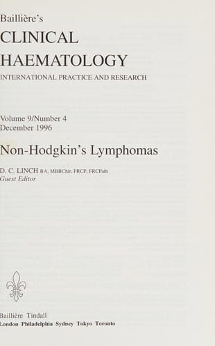 Non-Hodgkin's lymphomas