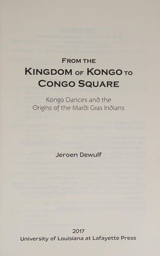 From the Kingdom of Kongo to Congo Square