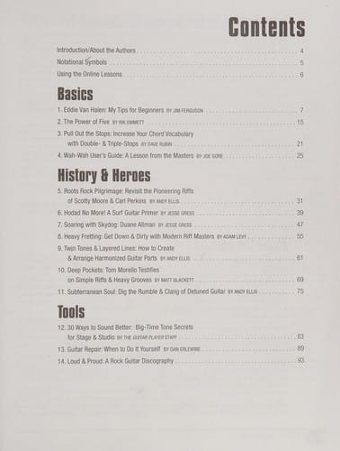 How to play rock guitar