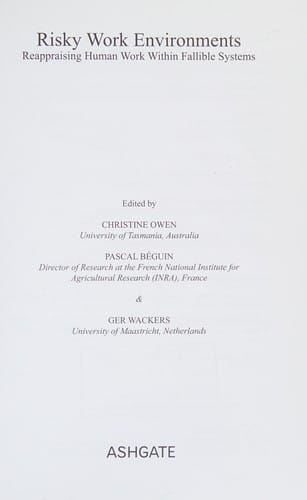 Risky work environments