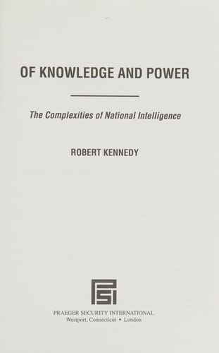 Of knowledge and power