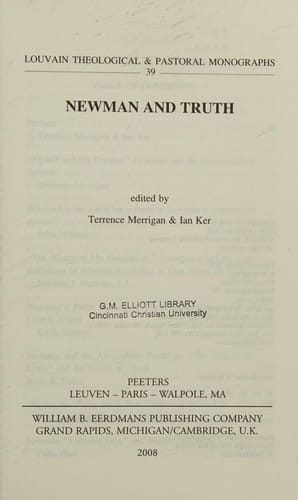 Newman and truth