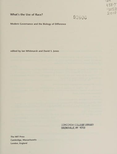 What's the use of race?