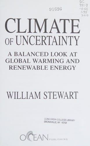 Climate of uncertainty