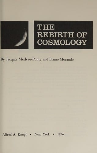 The rebirth of cosmology