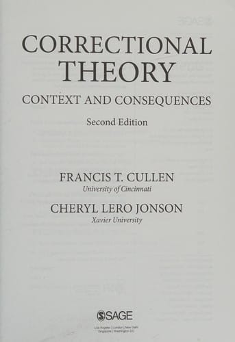Correctional theory
