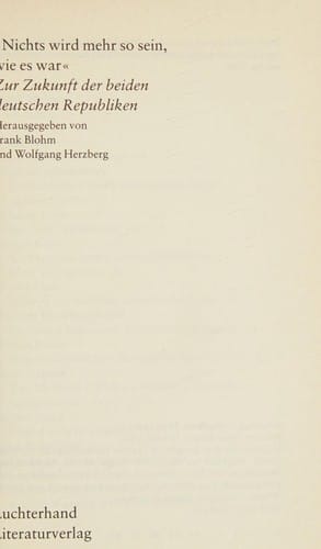 "Nichts wird mehr so sein, wie es war"