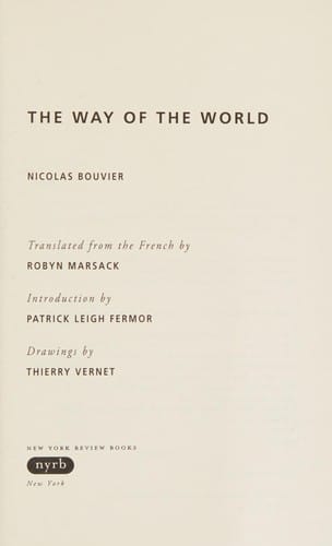 The way of the world