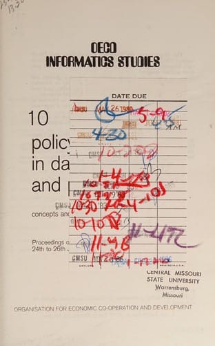 Policy issues in data protection and privacy