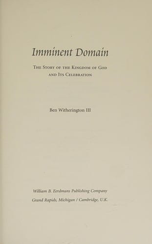 Imminent domain