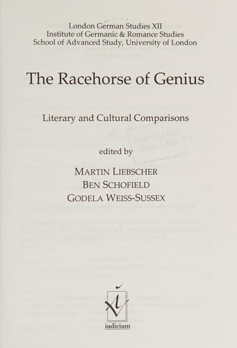 The racehorse of genius