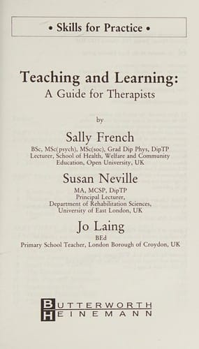 Teaching and learning