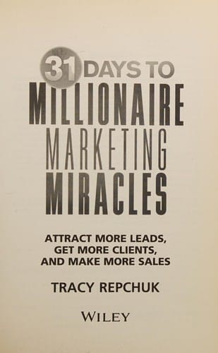 31 days to millionaire marketing miracles