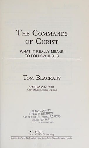 The commands of Christ