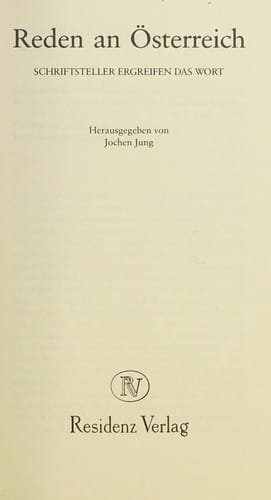 Reden an Österreich