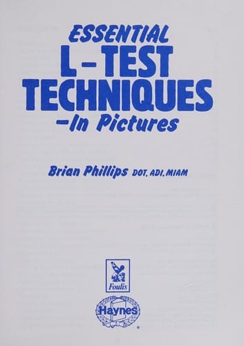 L Test Techniques, Essential- in Pictures