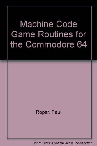 Machine code games routines for the Commodore 64