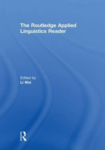 The Routledge applied linguistics reader