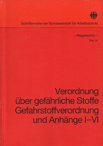 Gefahrstoffverordnung (1986)