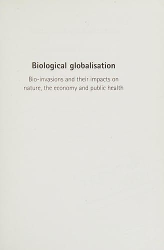 Biological globalisation
